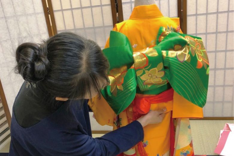 他装授業の様子