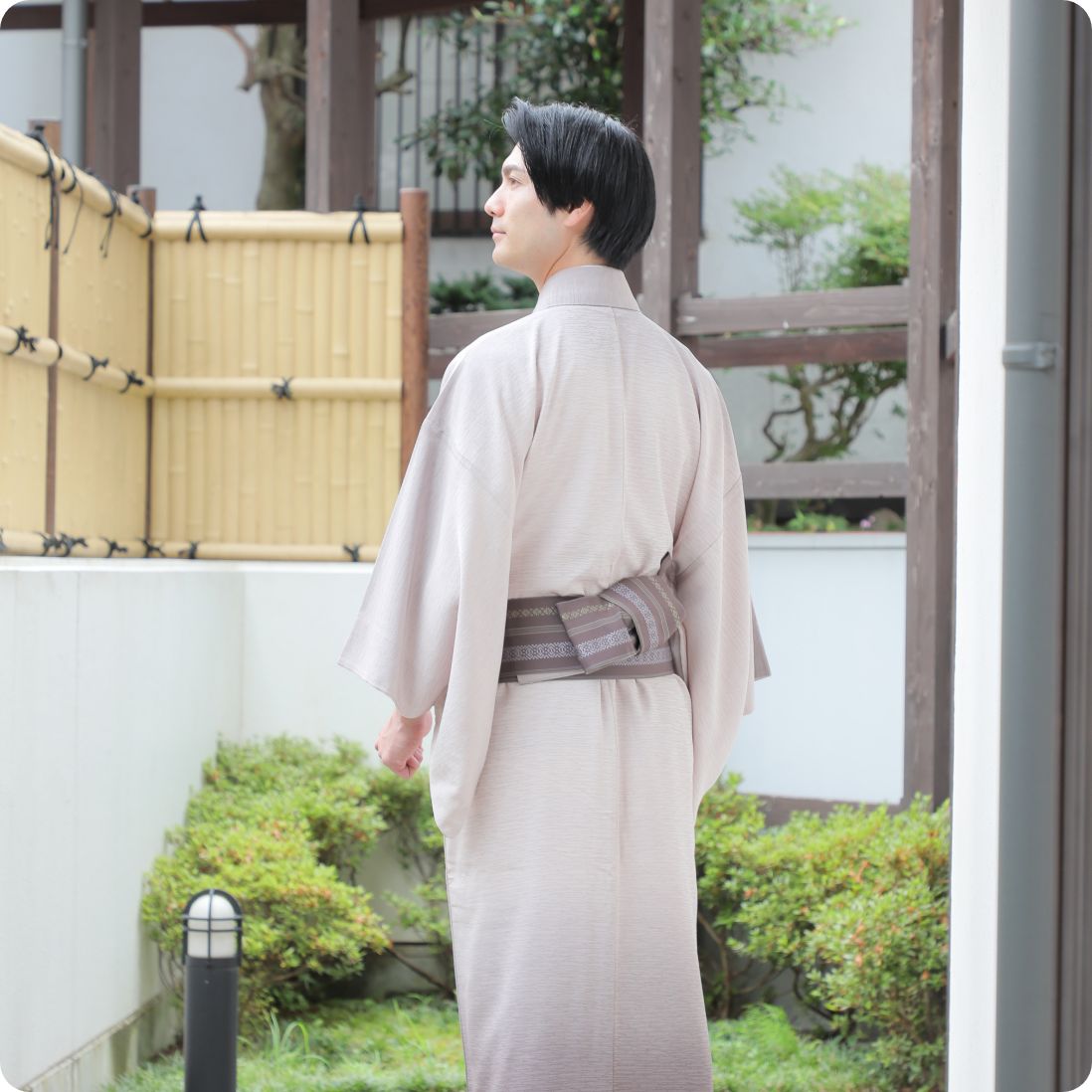 着物姿男性