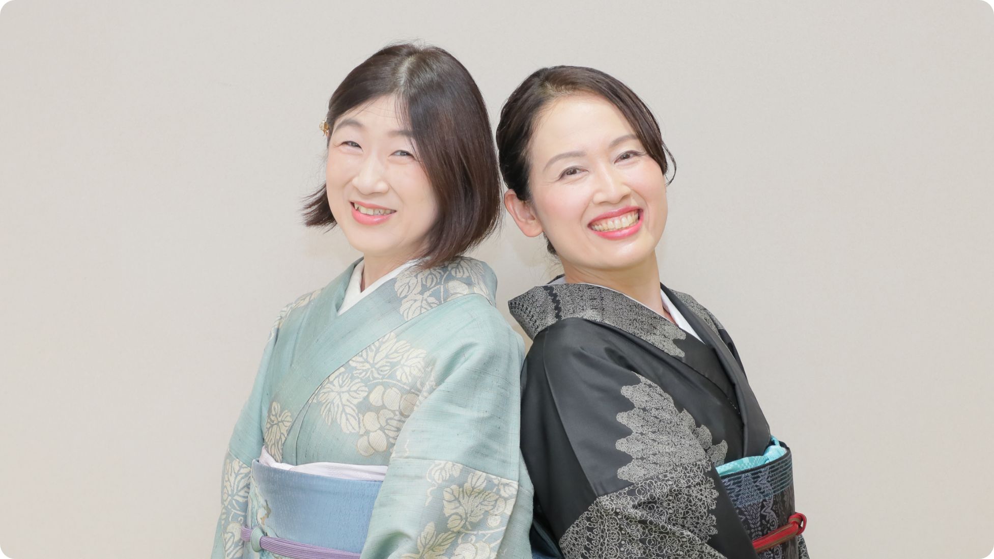 ツーショット着物姿