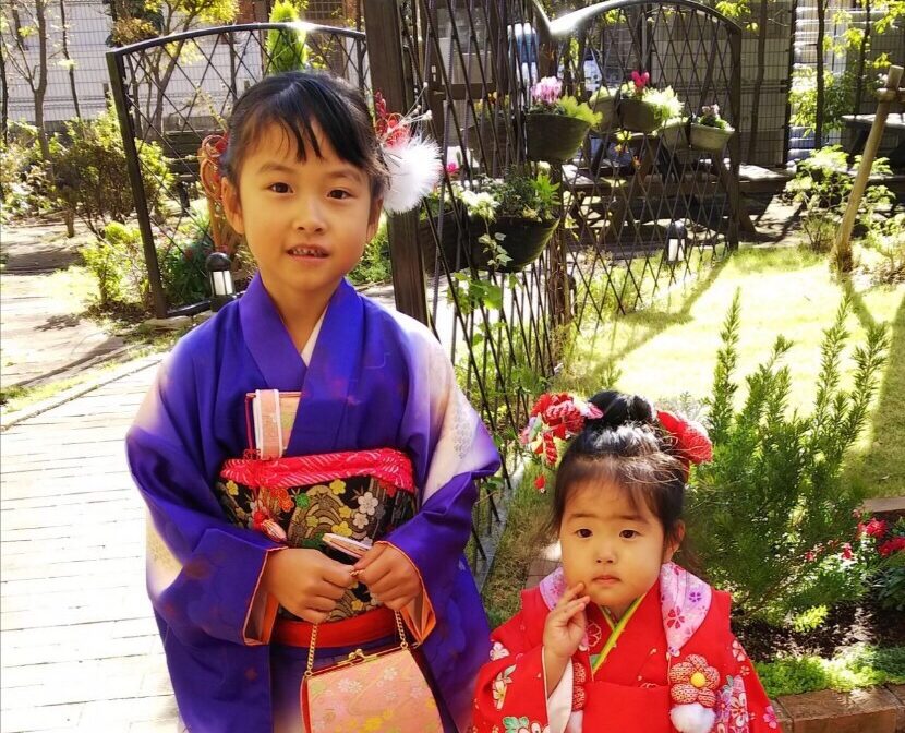 七五三　着物　7才　３才