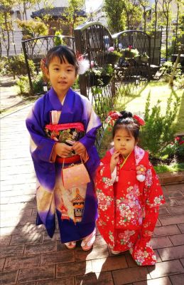 七五三着物　７才３才