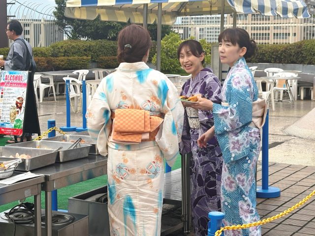 着物でお出かけ 典雅きもの学院高崎校