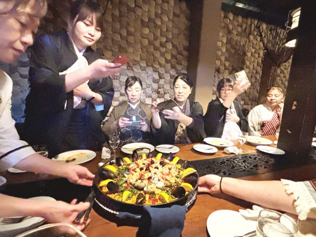 着物でお出かけ 典雅きもの学院高崎校