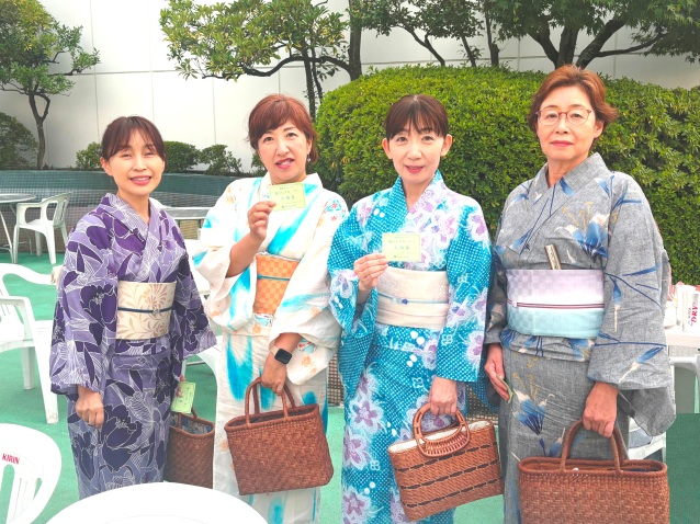 着物でお出かけ 典雅きもの学院高崎校